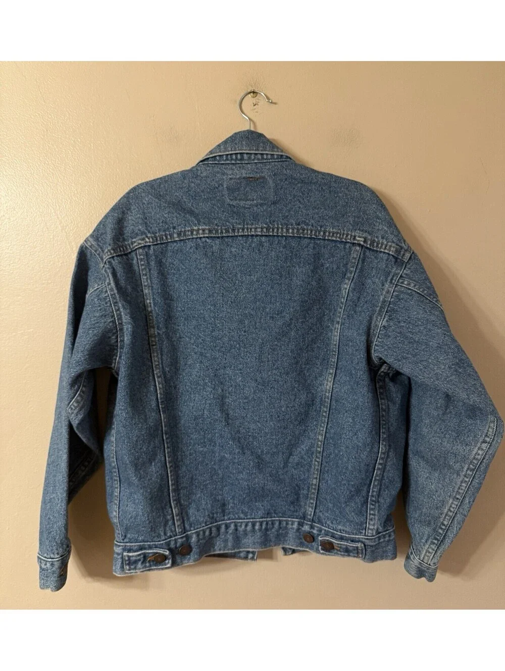 Levi Strauss Denim Trucker Jacket Blue Vintage 90s Size S 70507 4890 Type 3